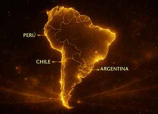 Mapa LATAM presencia regional