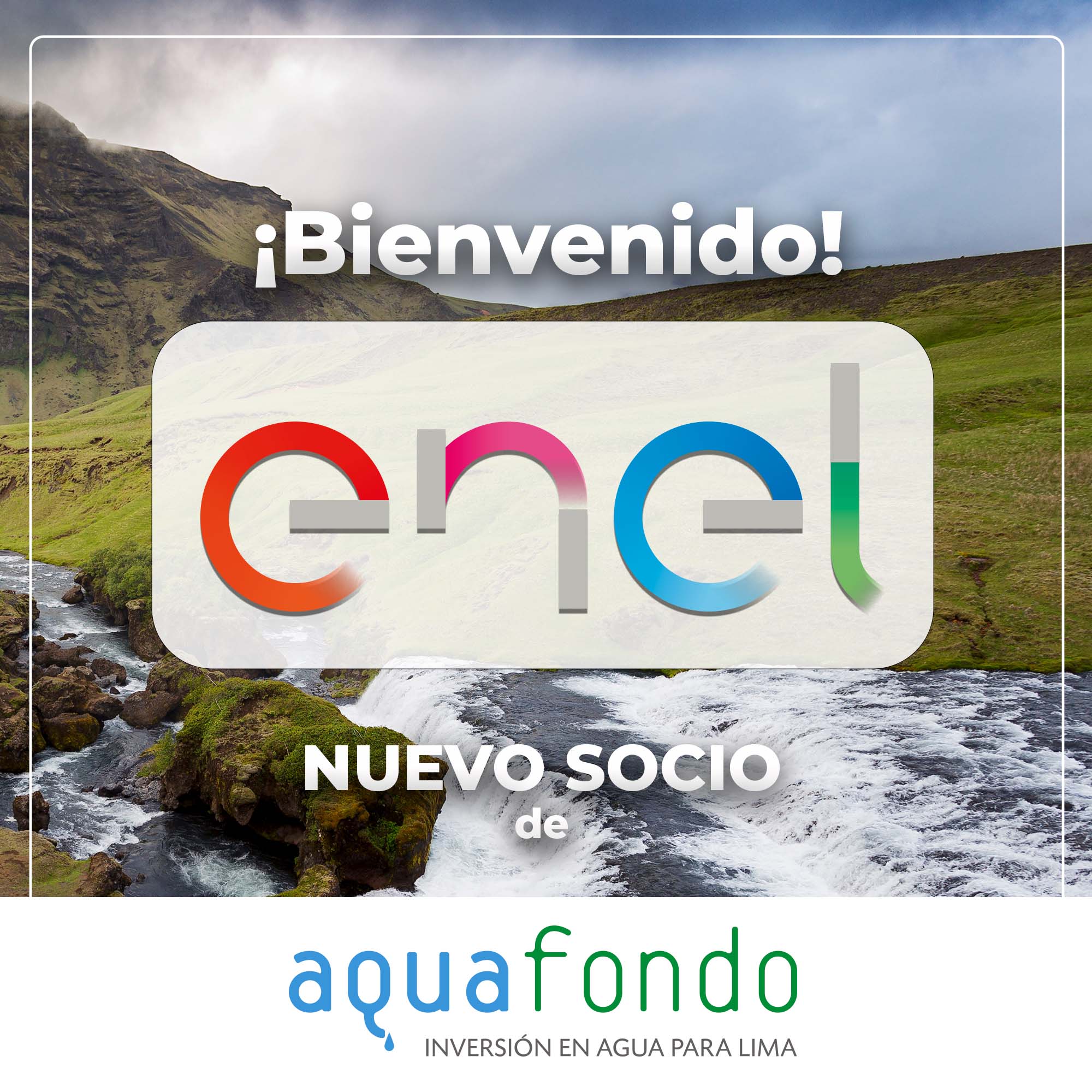 Juntos Por El Agua Enel Nuevo Socio De Aquafondo Aquafondo 9566