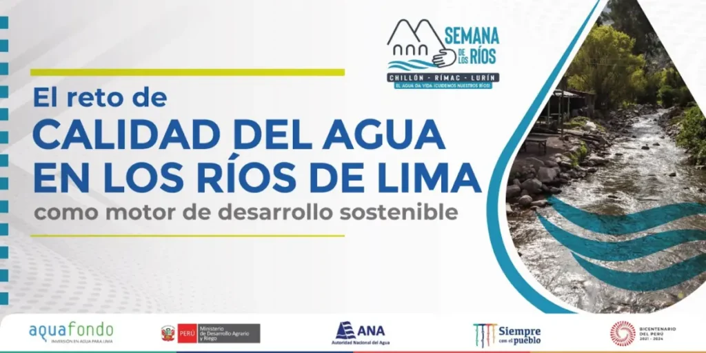 El reto de Calidad del Agua en los ríos de Lima como motor del desarrollo sostenible