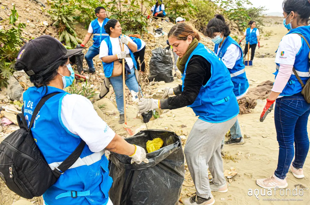 Aquafondo, empresas privadas e instituciones públicas se unieron para limpiar los ríos durante la Semana de los Ríos