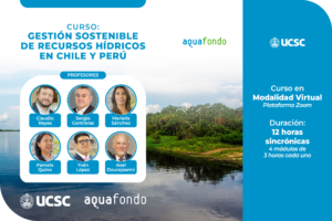 Scholarships for sustainable water resources management course with scholarships in Peru, Chile and Argentina