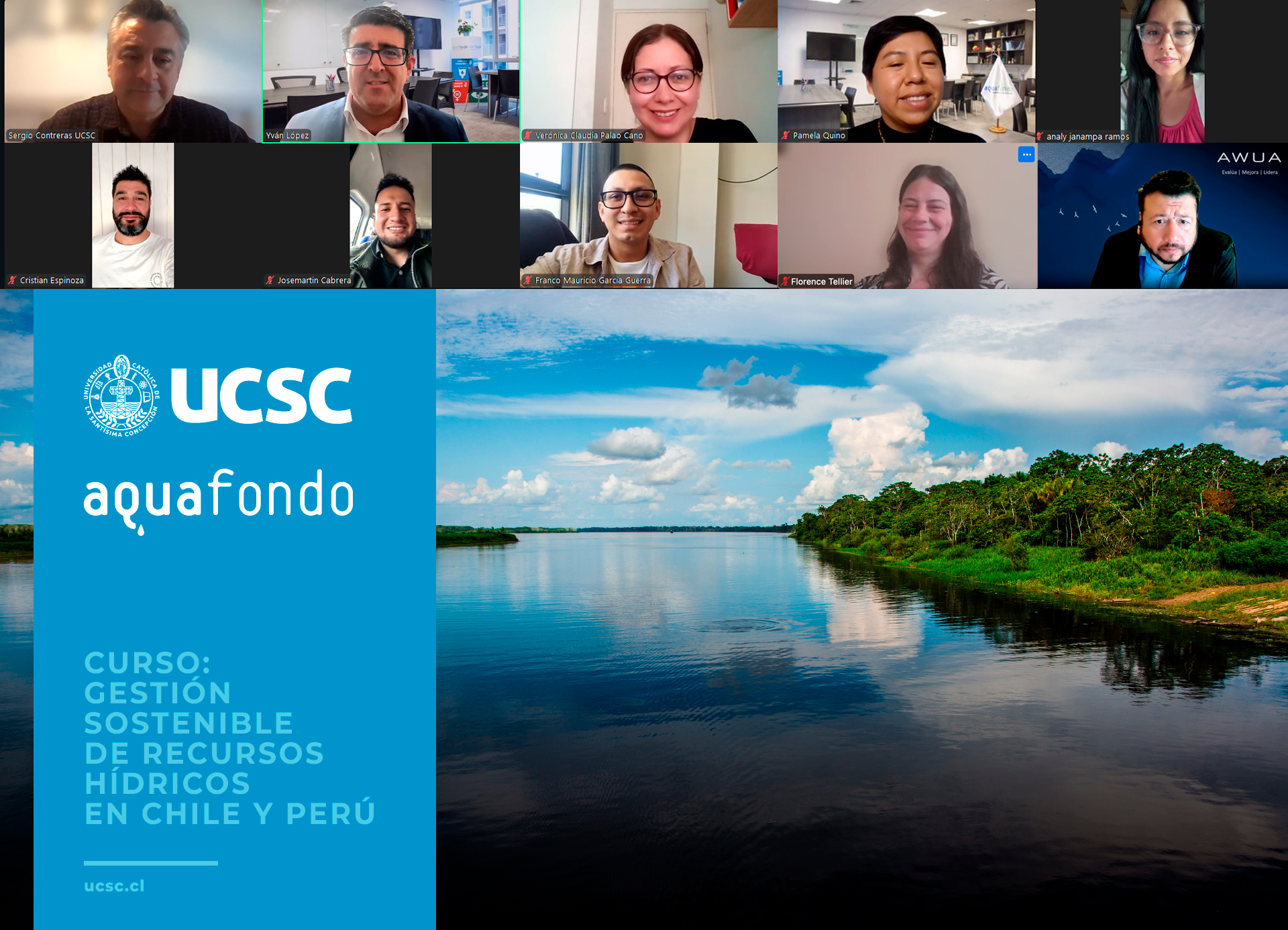 Aquafondo and UCSC launch international course on water resources management